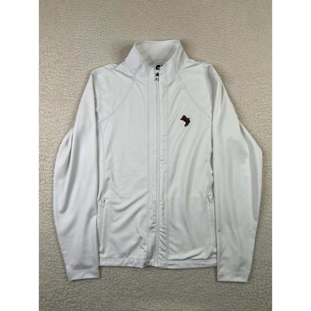 FootJoy Full Zip Golf Jacket Small Stretch Texas Boot FJ Nylon Spandex Lightweig